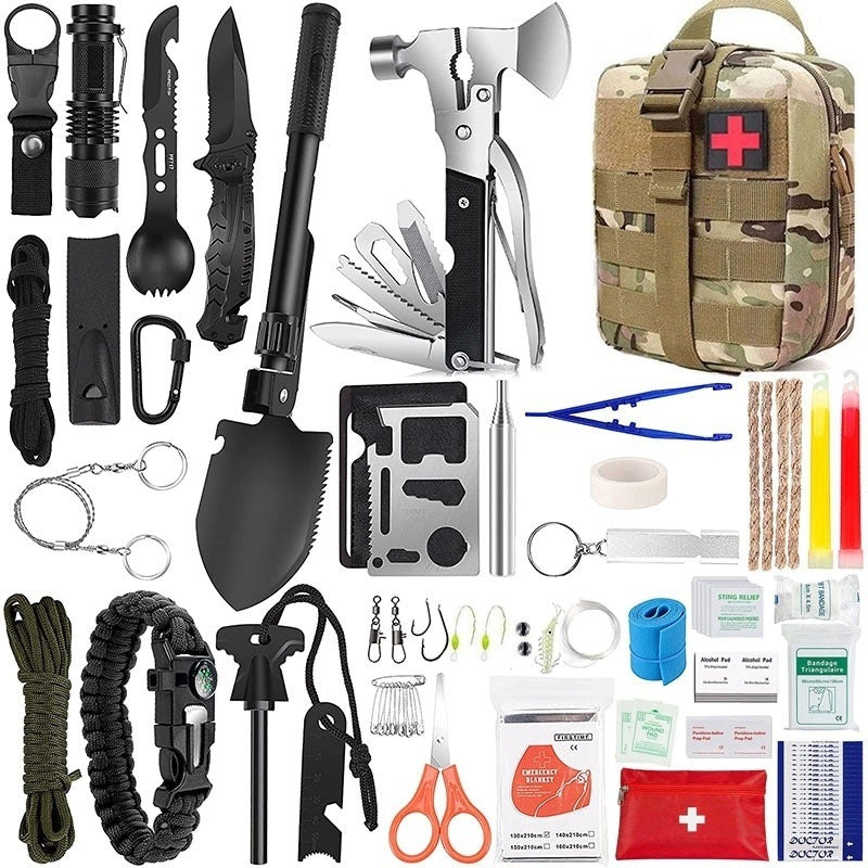 Outdoor Survival Emergency Tool Kit