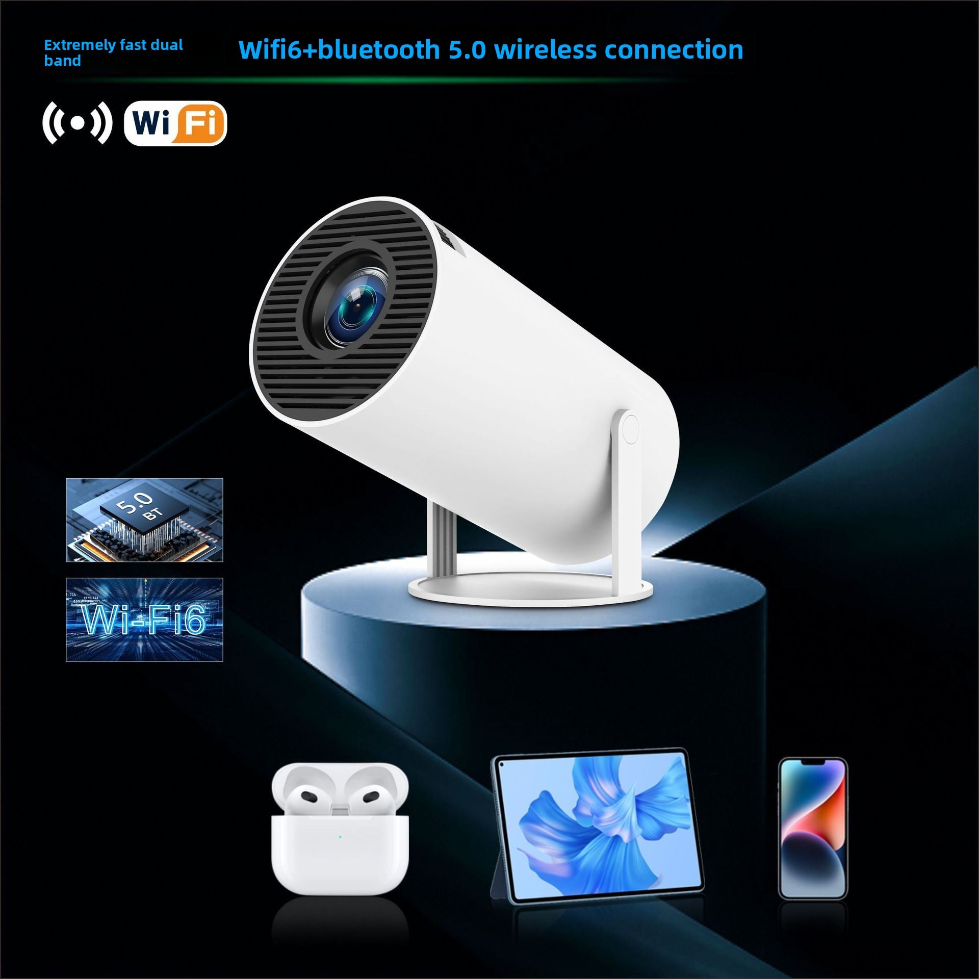 Gimbal Projector for Home Use