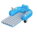 PVC Inflatable Rechargeable Swimming Pool Float