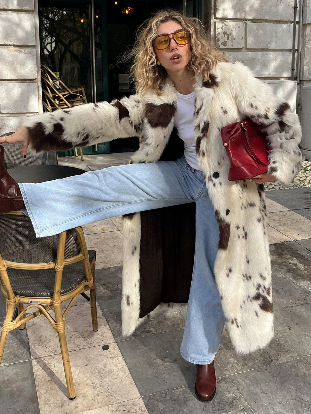 Faux Fur Coat