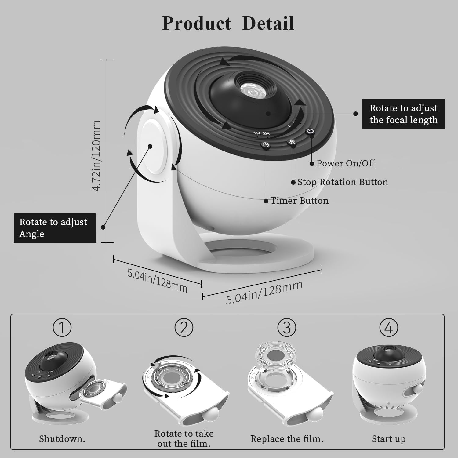 Star Projector Lamp