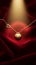 Women's Necklace Full Diamond Delicate Necklace Rose Gold Plated Heart Pendant Necklace with White Zircon Elegant Women's Jewelry Gifts for Anniversaries and Valentine's Day