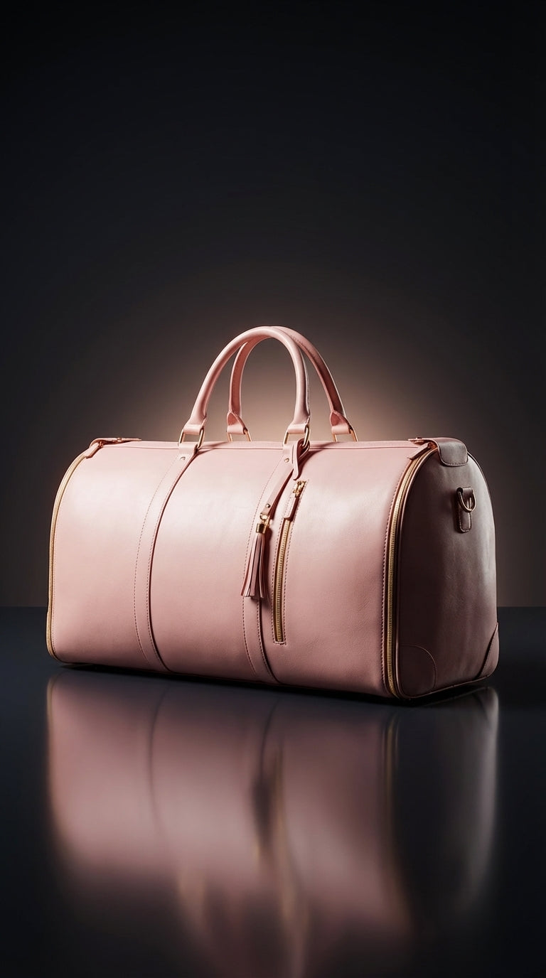 Large Capacity PU Leather Travel Handbag