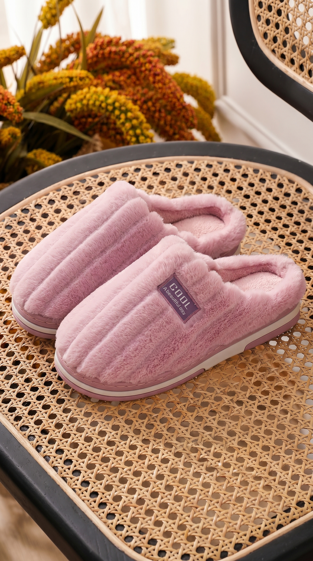 Home Plush Slippers