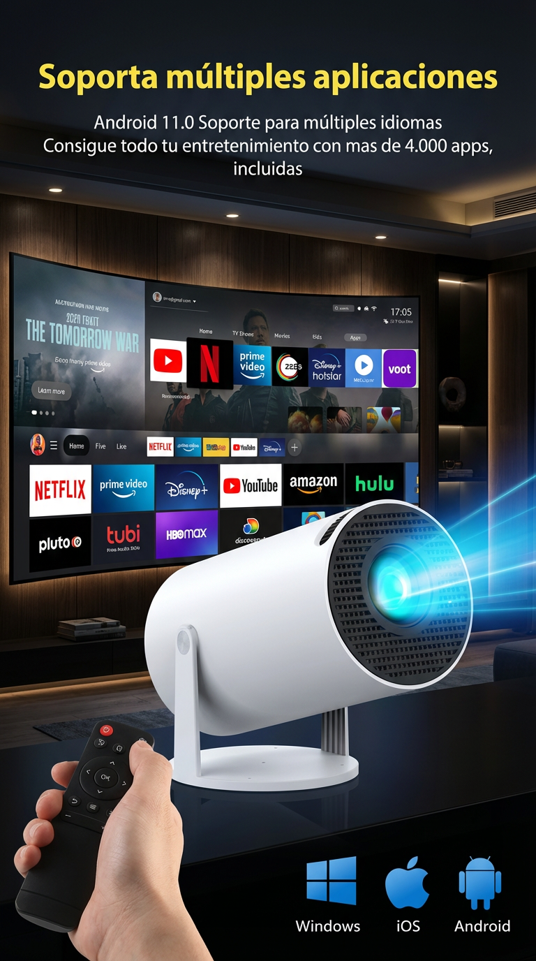Gimbal Projector for Home Use