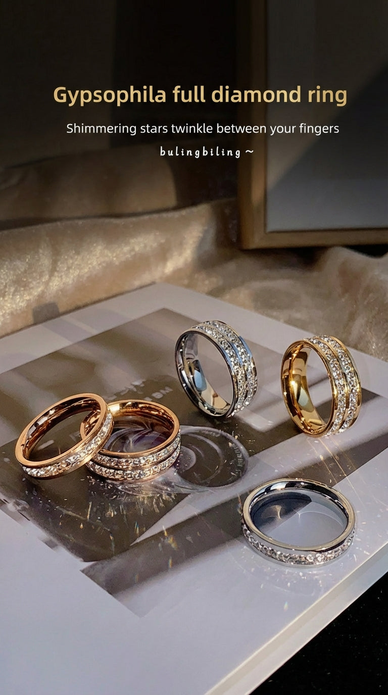 All over the Sky star ring