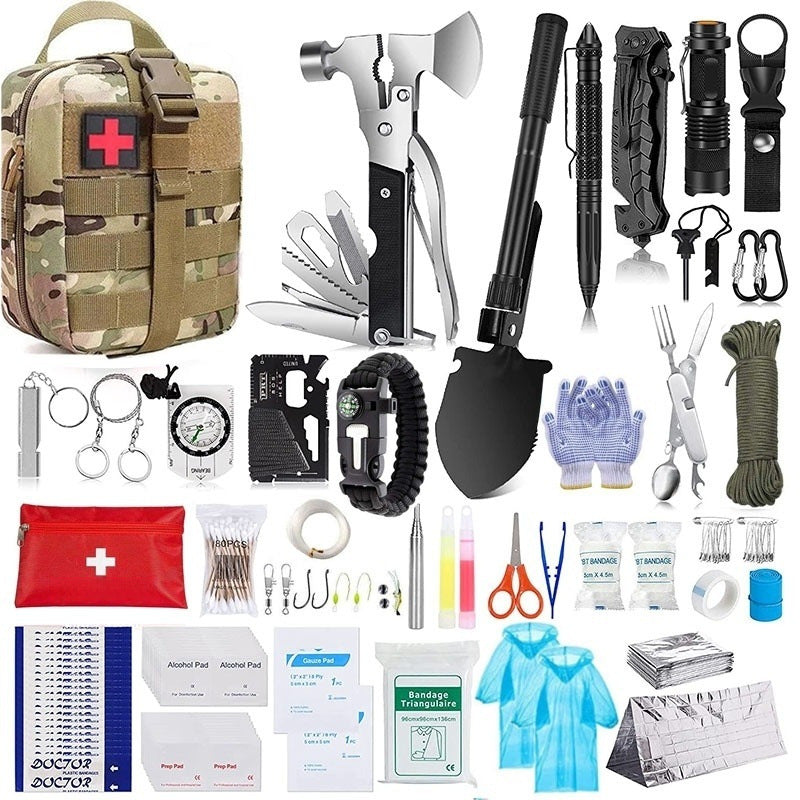 Outdoor Survival Emergency Tool Kit