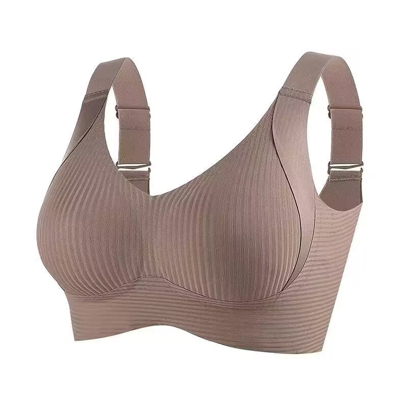 Wireless Cotton Comfort Bra with Push-up Support