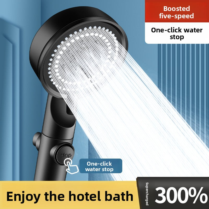 Pressure-enhanced shower head
