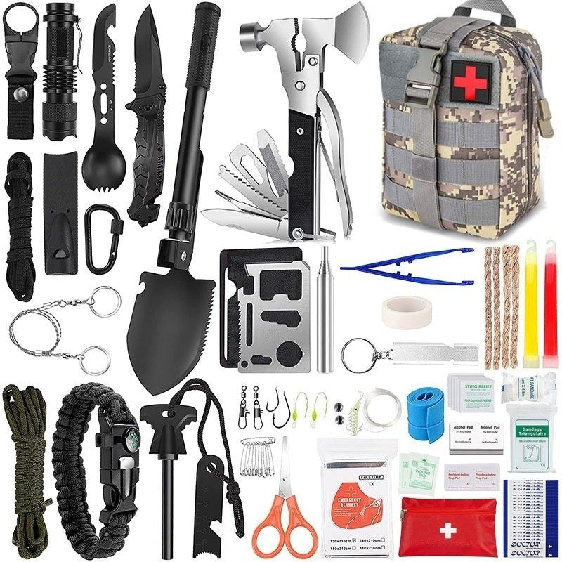 Outdoor Survival Emergency Tool Kit