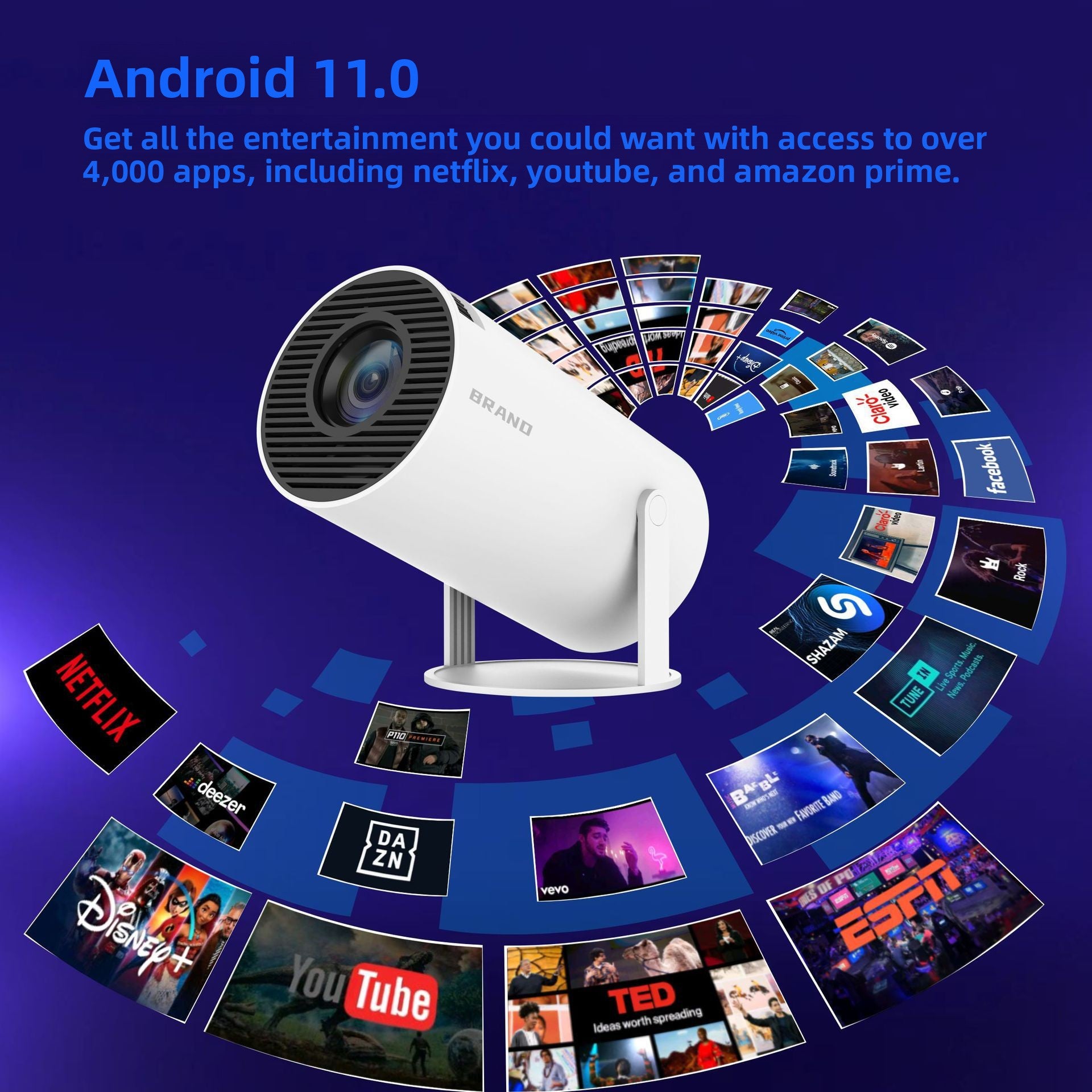 Gimbal Projector for Home Use